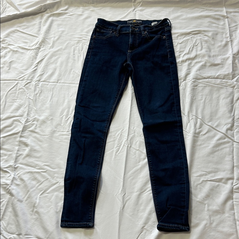 Lucky Brand Brooke Legging Jeans Dark Wash size 0/25 A Women Like New